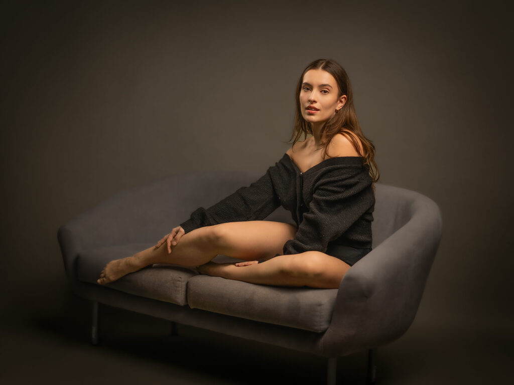 Sesja kobieca w studio Poznań, fotohgrafia kobieca