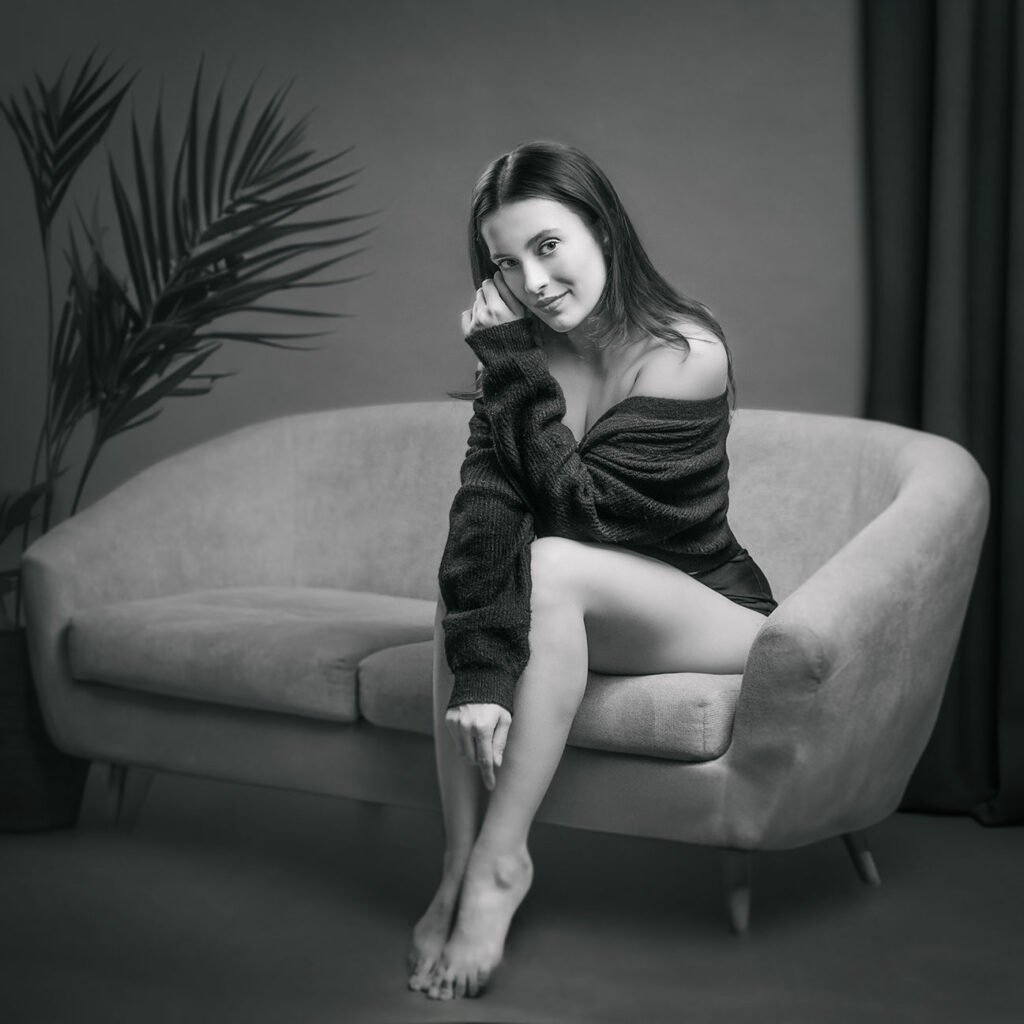Sesja kobieca w studio Poznań, fotohgrafia kobieca
