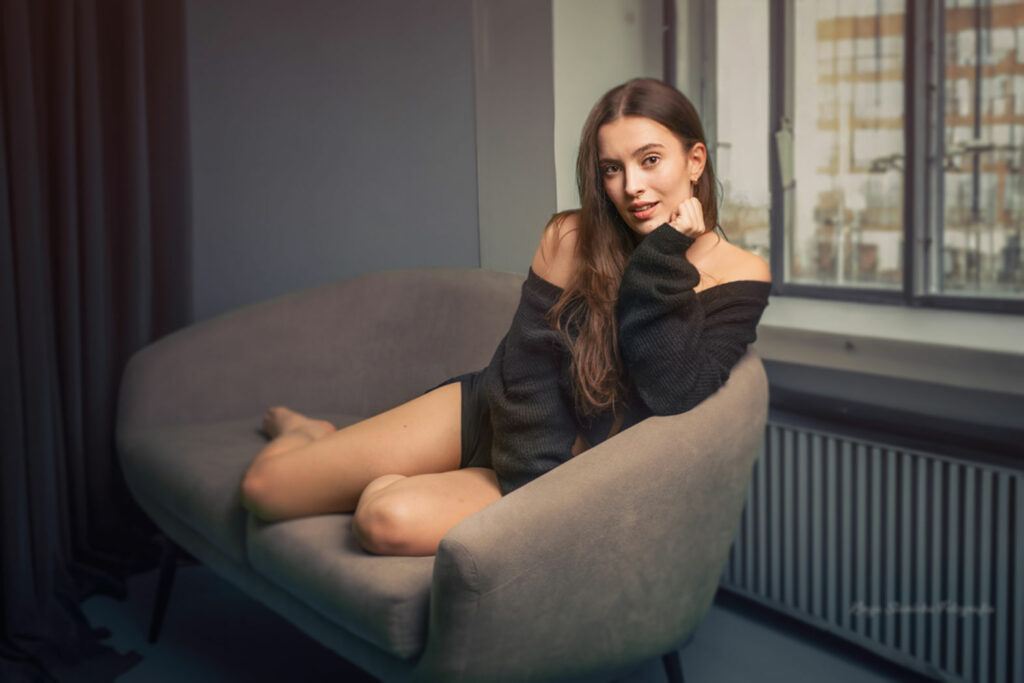 Sesja kobieca w studio Poznań, fotohgrafia kobieca