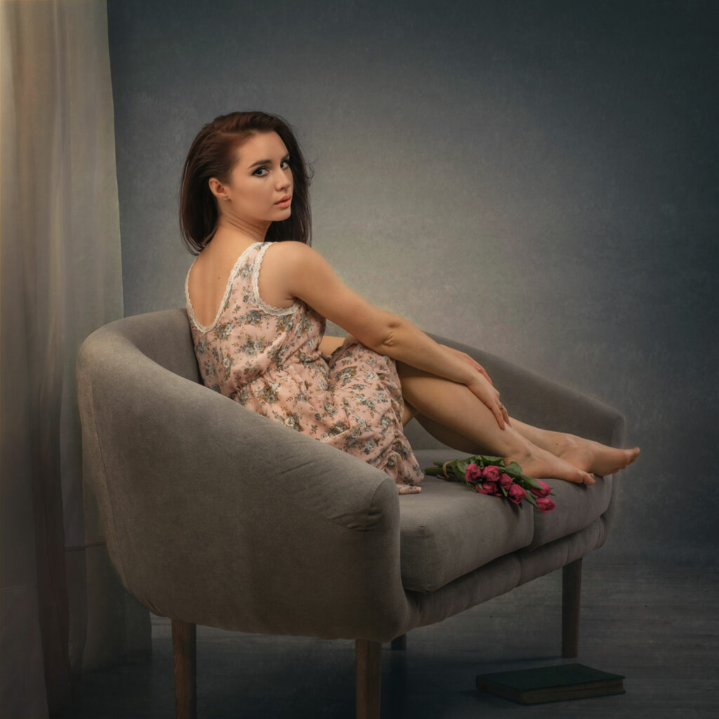 Sesja kobieca w studio Poznań, fotohgrafia kobieca