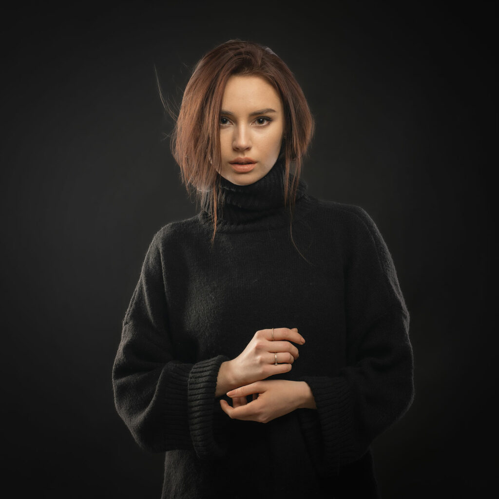 Sesja kobieca w studio Poznań, fotohgrafia kobieca