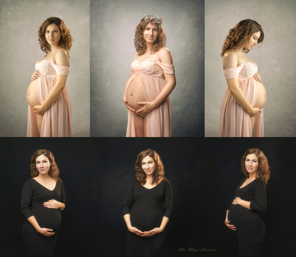 sesja ciązowa , studio Poznań, fotografia ciążowa